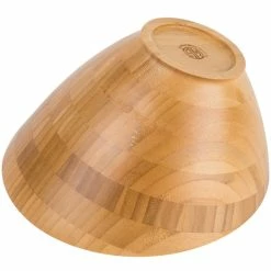 American Metalcraft BAMSL92 1.5 Qt. Bamboo Angled Bowl -Acopa Shop 876727