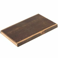 American Metalcraft BWB105 10" X 5 3/4" Carbonized Bamboo Serving Board -Acopa Shop 946853