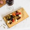 American Metalcraft BWB105 10" X 5 3/4" Carbonized Bamboo Serving Board 1 American Metalcraft BWB105 10" X 5 3/4" Carbonized Bamboo Serving Board -Acopa Shop 946875