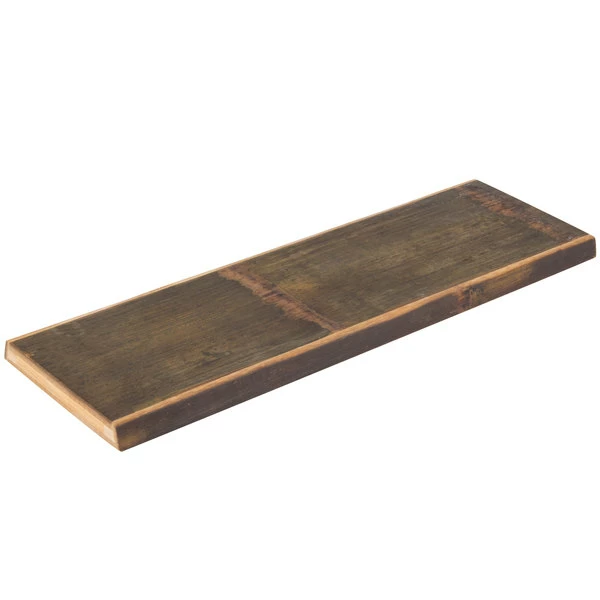 American Metalcraft BWB185 18 1/4" X 5 3/4" Carbonized Bamboo Serving Board 5 American Metalcraft BWB185 18 1/4" X 5 3/4" Carbonized Bamboo Serving Board - Image 3
